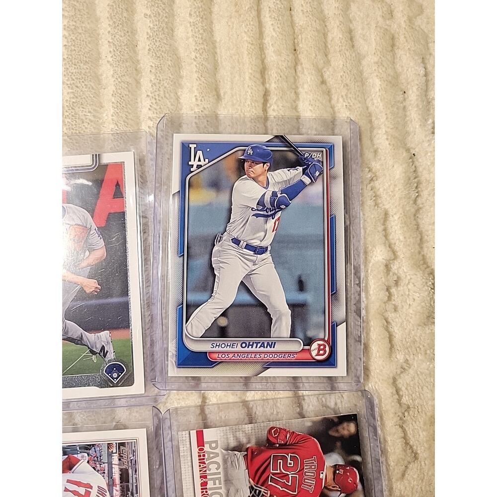 Shohei Ohtani Baseball Card Lot of 6 Cards Los Angeles Angels Dodgers Topps - Picture 4 of 9